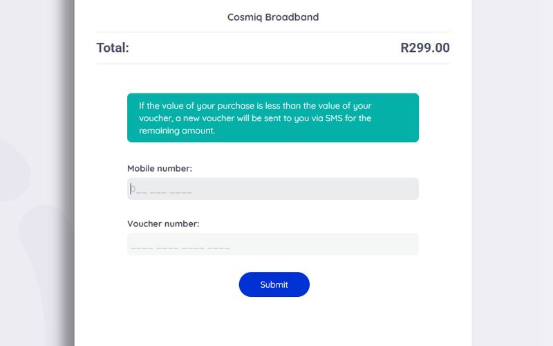 Netcash — 1Voucher redemption