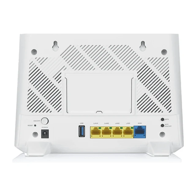 Zyxel EMG3525-T50B ports: 4 x Gigabit LAN, Gigabit WAN and USB